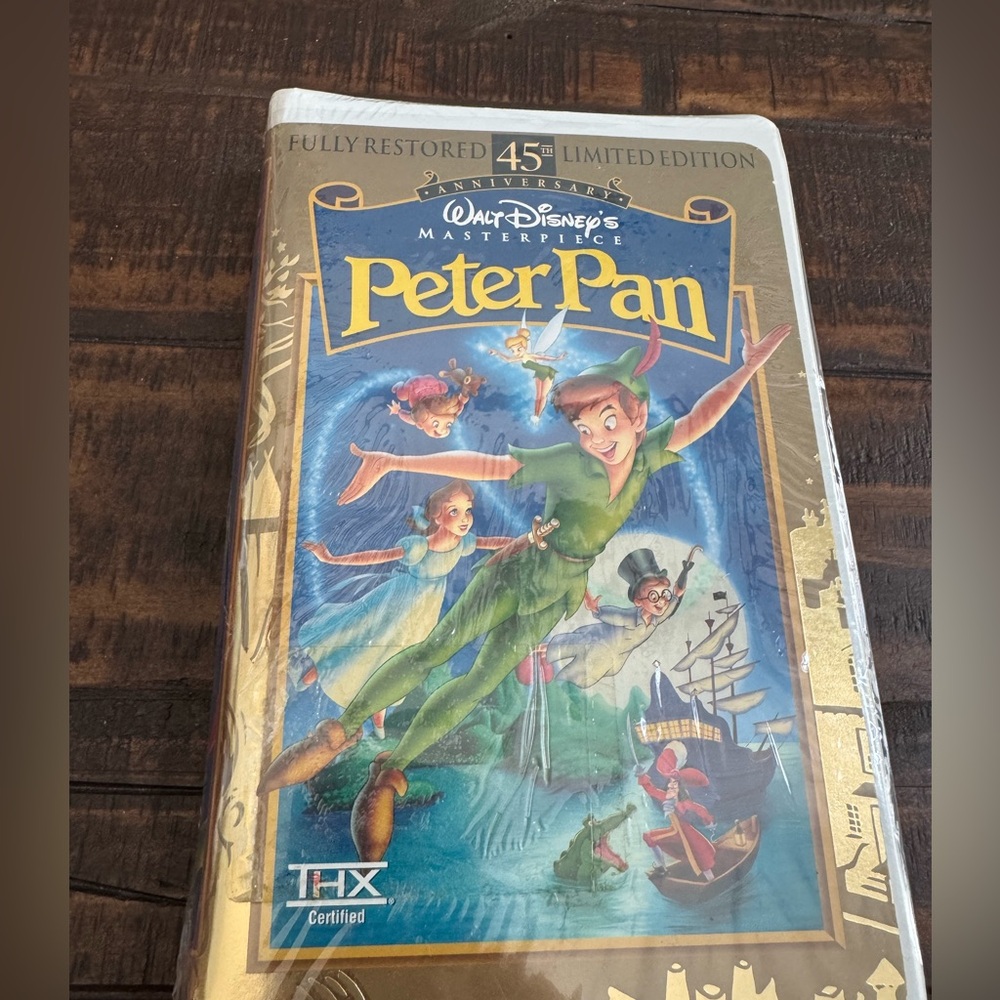 Disney's Peter Pan VHS 45th Anniversary Edition NWT